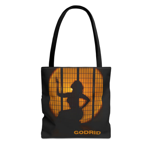 Silhouette Sunset Tote Bag - Stylish Canvas Bag for Everyday Use